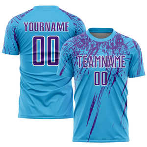 Camiseta de fútbol personalizada para hombre, sublimada camiseta de fútbol, uniforme ligero transpirable, ajuste atlético, ropa de partido que absorbe la humedad - Product Image 2