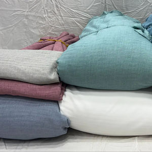 Premium Quality Imported Polyester Canvas Loose Fabric <b>Top</b> Grade Cotton for Men Women Karti <b>Shirt</b> Wedding Style Plain Dyed - Product Image 4