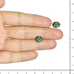Piedra Preciosa Suelta de Alejandrita de 3.30 Quilates, Granate Verde Facetado en Forma de Pera, Creado en Laboratorio, Opciones de Tratamiento Térmico que Incluyen Ópalo, Zafiro, Citrino - 8mm 6mm - Product Image 4