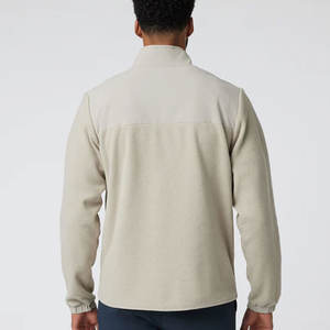 Men's Soft Performance Fleece Jacket | 240g Ultra-Soft Waterproof Thermal <b>Mid</b>-<b>Layer</b> | OEM Custom Embroidery Elite Athletic Wear - Product Image 3