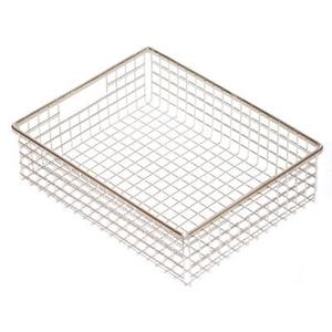 Nouveau plateau métallique fait à la main pour la décoration Restaurant plateau de service fil métallique organisateur alimentaire bacs de rangement avec poignées plateau - Product Image 4