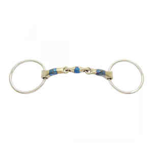 Meilleure vente en acier inoxydable équitation Eggbutt Snaffle Bit couleur arc-en-ciel antidérapant confortable Western Jumping Bits pour cheval - Product Image 5