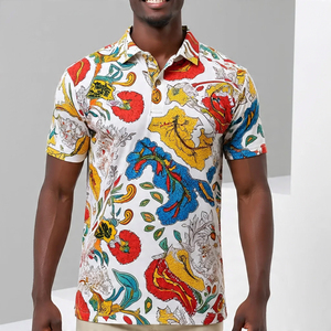 Camiseta Polo estampada de alta calidad para hombre, camiseta Polo de sublimación para correr de verano, camiseta Polo de moda para hombre - Product Image 4