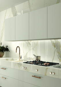 Thiêu kết đá calacatta Michelangelo nội thất sàn tường gạch đánh bóng sàn nhà bếp Countertop bàn ăn nhân tạo - Product Image 2
