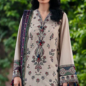 Conjunto de 3 Piezas de Traje Shalwar Kameez con Estampado Floral para Mujer, Estilo Étnico, Personalizado, 2026 - Product Image 5