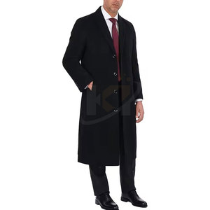 Manteau long d'hiver de haute qualité au prix de gros 2025 nouveau manteau de laine pour hommes personnalisés pour adultes - Product Image 3