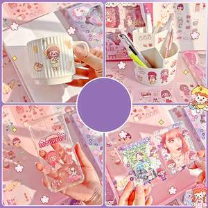 Ensemble d'autocollants DIY Kawaii de 100 feuilles, autocollants adhésifs pour scrapbooking, autocollants Washi pour enfants, pour la décoration de la maison et les albums de style anime - Product Image 2