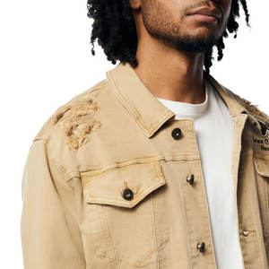 Street Look Diseño impreso Hombres Jeans Chaqueta y pantalones Conjunto Nuevo Top Wear Hombres Jeans Chaqueta y pantalones conjunto - Product Image 6