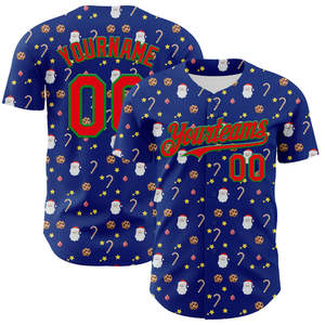 Camiseta de Béisbol Navideña con Diseño Personalizado para Equipos - Product Image 6