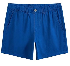 Shorts décontractés en coton pour hommes, coupe classique, taille élastique, multi-poches, légers, pour la marche estivale - Product Image 4