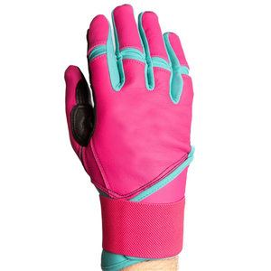 Adult Baseball & Softball Batting Gloves for Women Comfortable & Breathable <b>Hook</b> and Loop Closure - Product Image 1