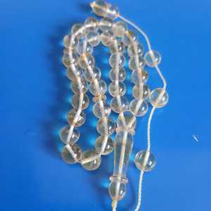 Résine Ambre Arabe Tasbih Tesbih Islamique 10mm 33 Perles de Prière Islam Musulman Subha Sebha Worry Beads Allah Mohammed Ramadan Rosaire - Product Image 1