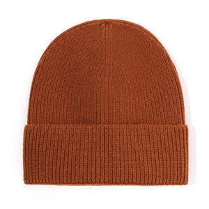 Chapeau beanie en tricot réversible à logo personnalisé en gros, chapeau d'hiver uni, chapeau pour activités de plein air, tissu commun pour les voyages - Product Image 3