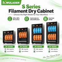 Boîte de séchage de filament pour imprimante 3D grande capacité avec tamis moléculaire, contrôle d'humidité zoné, rangement double rangée pour PLA, PETG, ABS, TPU, Nylon