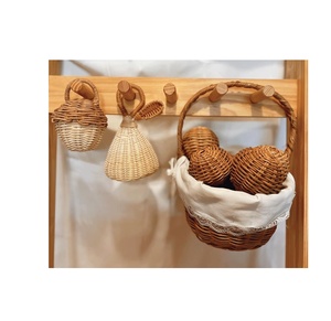 Étoiles de haute qualité et boule de rotin ornements d'arbre de Noël | Boho Style rustique bricolage fabriqué à la main Noel rotin renne approvisionnement - Product Image 4
