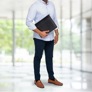 Carnet de notes A5 en cuir d'affaires à couverture rigide en vrac bon marché avec logo personnalisé LPA-0040C - Product Image 3