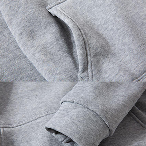 Sudaderas con capucha y cuello redondo para hombre, sudadera unisex de manga larga con estampado personalizado y logotipo bordado - Product Image 4
