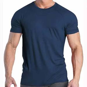 Camisetas de cuello redondo de manga corta de algodón pesado para hombre, ropa de verano transpirable, estilo de calle alta, gimnasio, Fitness, camiseta para hombre de 220g - Product Image 2