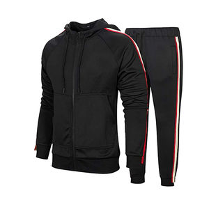 2025 hiver Polyester survêtement combinaisons piste Jogging costumes hommes polaire séchage rapide unisexe - Product Image 1