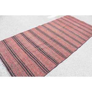 พรมตุรกีวินเทจขนาด 4.6x10.2 ฟุต พรมขนาดใหญ่ พรมสีแดงขอบคิลิม - Product Image 4