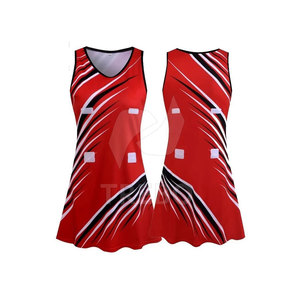 La mejor calidad, el último diseño, 100% poliéster, secado rápido, transpirable, uniforme de netball, venta al por mayor, hecho a medida a bajo precio - Product Image 3