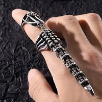 Bague scorpion rétro personnalité mobile punk hip-hop bague ouverte pour hommes en gros, bague en alliage pour hommes et femmes bijoux de mode