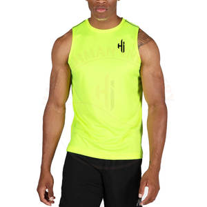Hombres logotipo personalizado entrenamiento gimnasio Stringer chaleco culturismo camisetas sin mangas para hombre a bajo precio - Product Image 1