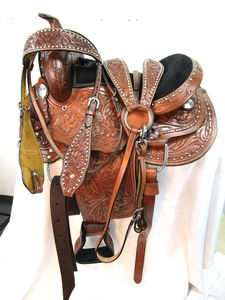 Vente en gros de selle d'endurance en cuir rugueux de type anglais de qualité supérieure Western à prix compétitif - Product Image 4
