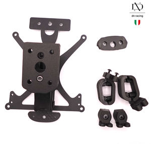 Support de plaque d'immatriculation compatible avec Kawasaki Z1100 Z1100 2026 BASE en acier inoxydable fabriqué en Italie - Product Image 4