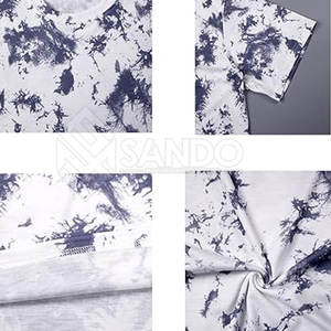 Camiseta de algodón de talla grande para mujer, cómoda, lisa, teñida, teñida, para verano, ropa informal, precio razonable - Product Image 6