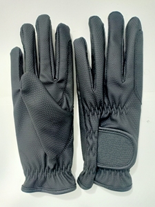 Gants d'équitation équestres professionnels gants d'équitation personnalisés en cuir synthétique pour hommes 2024 conception personnalisée - Product Image 3