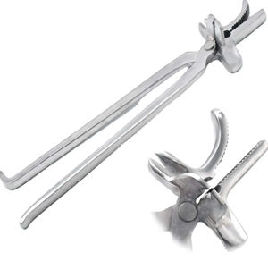 Extracteur de clou de chaussure de cheval de maréchal-ferrant en acier inoxydable de 12 \ "équipement d'instrument vétérinaire comprenant des outils de pneu de sabot pour les soins de chien - Product Image 1