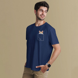 Camiseta Extra Grande de Seda/Algodón con Logotipo Personalizado, Bordado Sólido de Alta Calidad, Secado Rápido, Manga Corta, Tejido de Punto, Marca Privada - Product Image 1