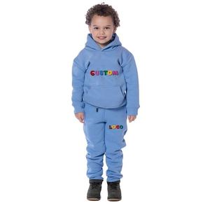 Vente en gros de survêtements personnalisés respirants et décontractés solides pour enfants pour bébés garçons survêtement pour enfants sweats à capuche simples qualité supérieure personnalisée OEM - Product Image 1