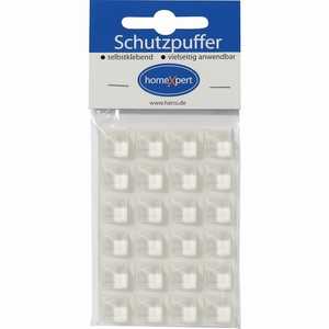 Self-Adhesive Clear 12.6 mm Transparent Plastic Square Protective <b>Buffer</b> Door Rug <b>Pads</b> & Protectors - Product Image 2