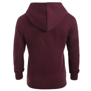 Sudadera con capucha y cremallera de manga larga para hombre, 100% algodón, la mejor calidad, transpirable, temporada de otoño, MOQ bajo - Product Image 3