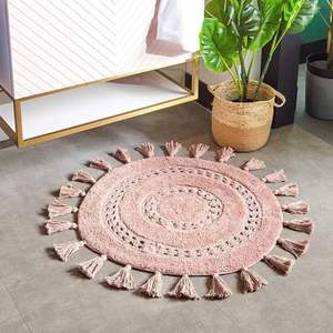 Tapis de bain élégant tufté en coton-Durable pour la maison et l'hôtel - Product Image 1