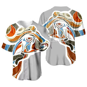 Camisetas de béisbol y softball con sublimación personalizada de la mejor calidad, ropa deportiva superior en poliéster, material cómodo y duradero - Product Image 1