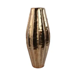 Luxury Contemporary Decorative Metal Flower Vase for Living Room Decor Handmade Flower Vase Premium Zahid Exports - Product Image 6