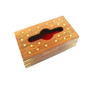 Boîte à mouchoirs en bois élégante de qualité supérieure Shisham accessoire de bureau étanche et boîte porte-mouchoirs en édition spéciale décorative pour la maison - Product Image 3
