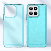 Coque de téléphone portable souple antichoc en TPU couleur unie avec boutons électroplaqués et protection intégrale pour Honor Magic