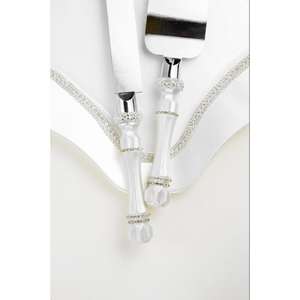 ชุดเสิร์ฟชีสเค้กโลหะพรีเมียมพร้อมดีไซน์หรูหราสำหรับงานแต่งงานและงานเลี้ยงสังสรรค์ในครอบครัวตามเทศกาล - Product Image 1