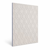Panneaux acoustiques en feutre PET 3D sculptés CNC 600x600mm, panneaux muraux absorbants le son