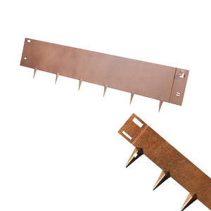 Bordure de paysage en acier galvanisé de haute qualité Pots de fleurs de jardinage en plein air personnalisés prix usine ODM OEM haute jardinière - Product Image 2