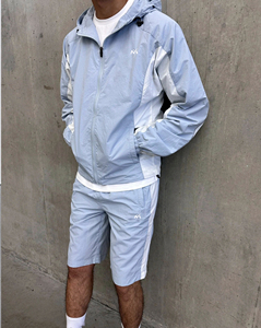 Conjunto Deportivo Personalizado para Hombre, Talla Grande, Transpirable, Color Sólido, Chaqueta con Cremallera para Otoño, Pantalones Jogger con Bolsillos, Chándal Informal de Secado Rápido - Product Image 3