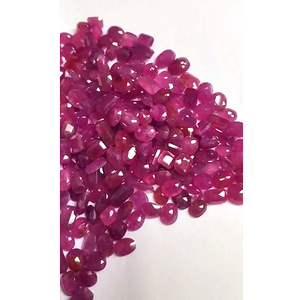 203 pièces de rubis naturel 8mm à 11mm ovale octogone facette 429 cts Lot Iroc ventes haute qualité rose rubis lâche pierres précieuses coupe US $243 - Product Image 5