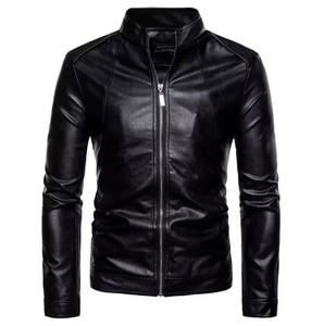 New Arrival <b>Genuine</b> <b>Leather</b> <b>Jacket</b> for Men Custom Plus Size Lounge Coat with Drawstring Fur Trim Fashion <b>jacket</b> for men - Product Image 4