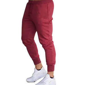 Alta calidad Fitness Jogging Gym apilado ligero en blanco hombres Unisex Custom Joggers pantalones de chándal 2025 - Product Image 4