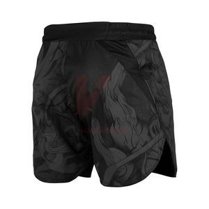 Pantalones Cortos de Entrenamiento de MMA de Satén de Poliéster Unisex Personalizados, Pantalones Cortos de Boxeo, Muay Thai, BJJ, Servicio de Logotipo OEM, Ligeros y Transpirables para Hombre - Product Image 4