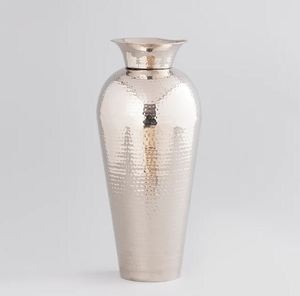 Vase à fleurs en métal élégant de nouvelle conception de luxe, quantité en gros, décoration festive pour la maison, décoration de table, hôtel, fait à la main en Inde - Product Image 3